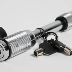 Hitch Pin Lock Swivel With 2 Keys & Cover truck trailer Receiver 5/8