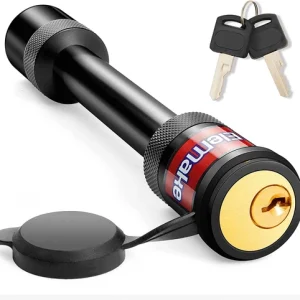 Elemake Hitch Pin Lock Trailer Hitch Lock Black Hitch Pin Tow Receiver Lock